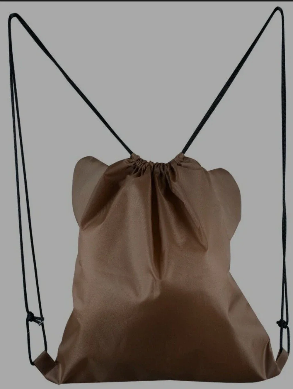 Brown Bear Print Drawstring Backpack - Cub Scouts Bear Rank